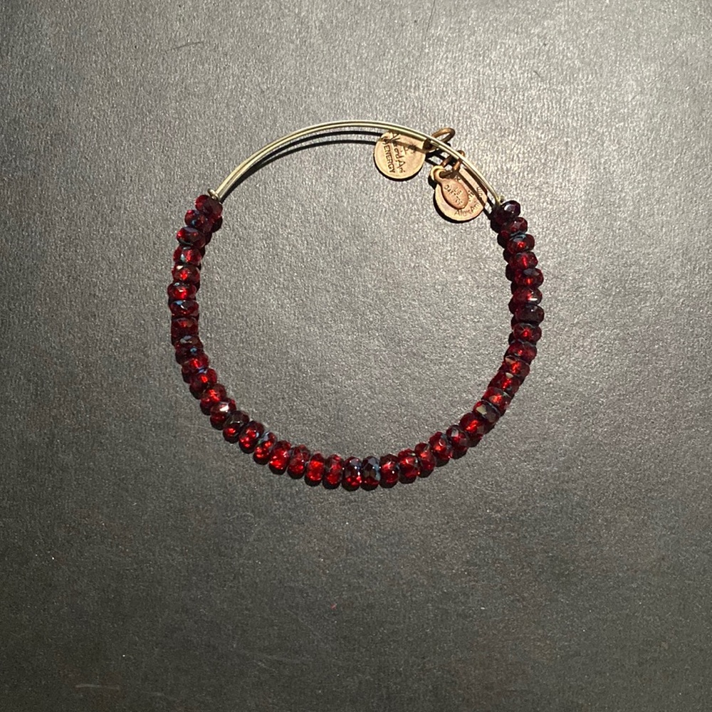 Alex and Ani Red beaded Bracelet